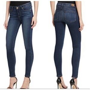 PAIGE Midnight Blue Skinny Jeans
